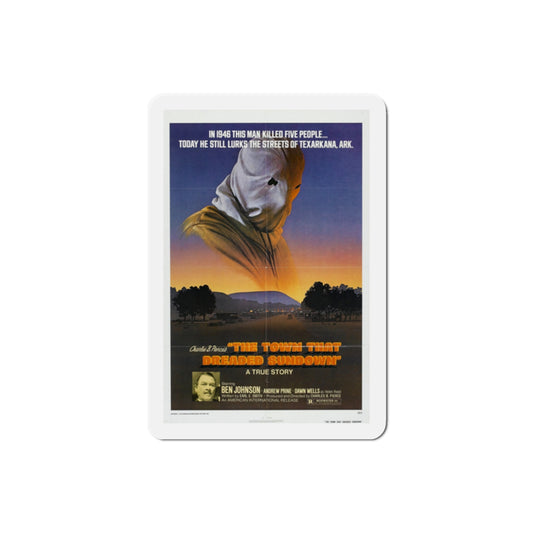 The Town That Dreaded Sundown 1976 Movie Poster Die-Cut Magnet-2" x 2"-The Sticker Space