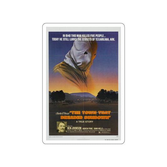 THE TOWN THAT DREADED SUNDOWN 1976 Movie Poster STICKER Vinyl Die-Cut Decal-White-The Sticker Space
