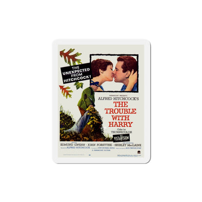 The Trouble with Harry 1955 Movie Poster Die-Cut Magnet-4 Inch-The Sticker Space