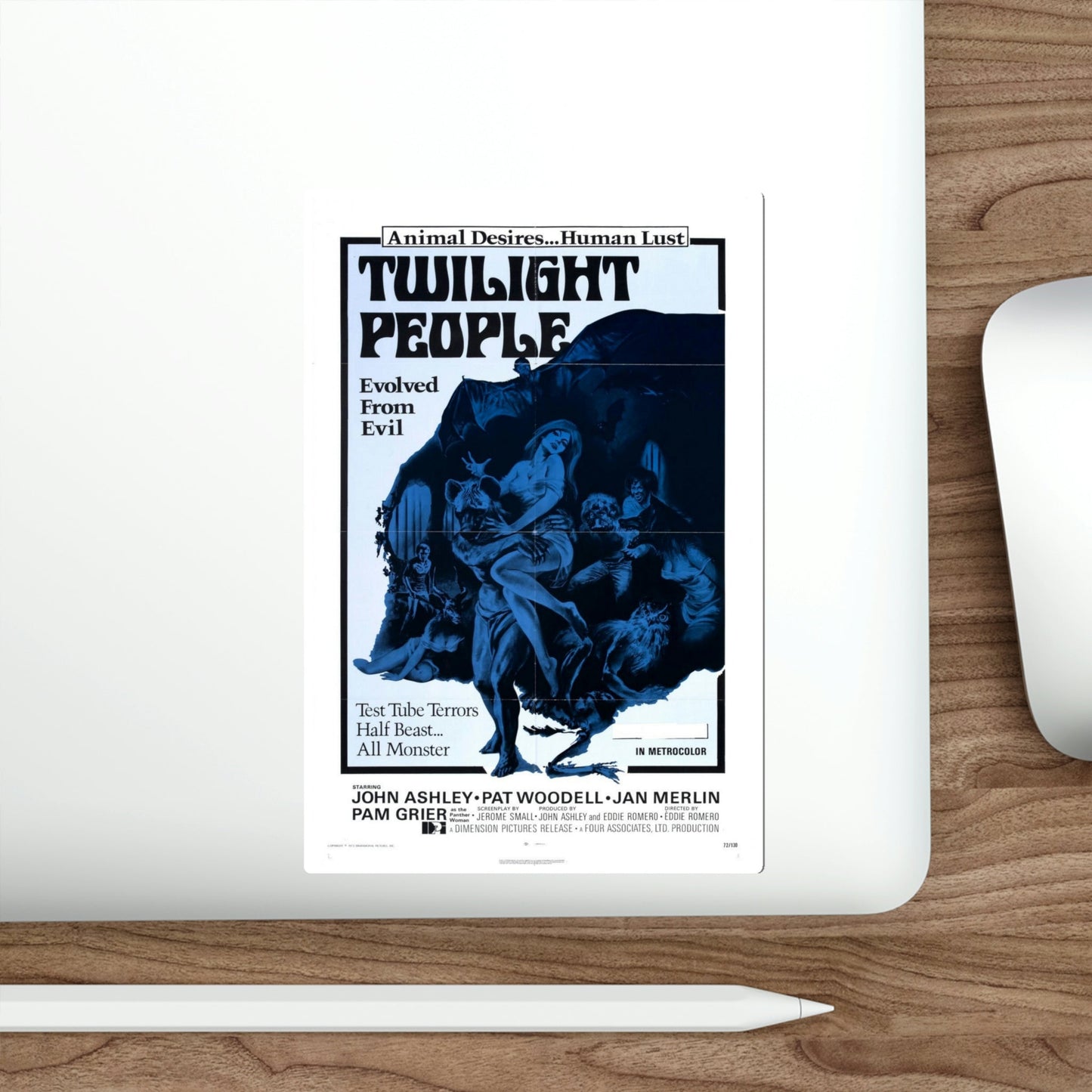 The Twilight People 1973 Movie Poster STICKER Vinyl Die-Cut Decal-The Sticker Space