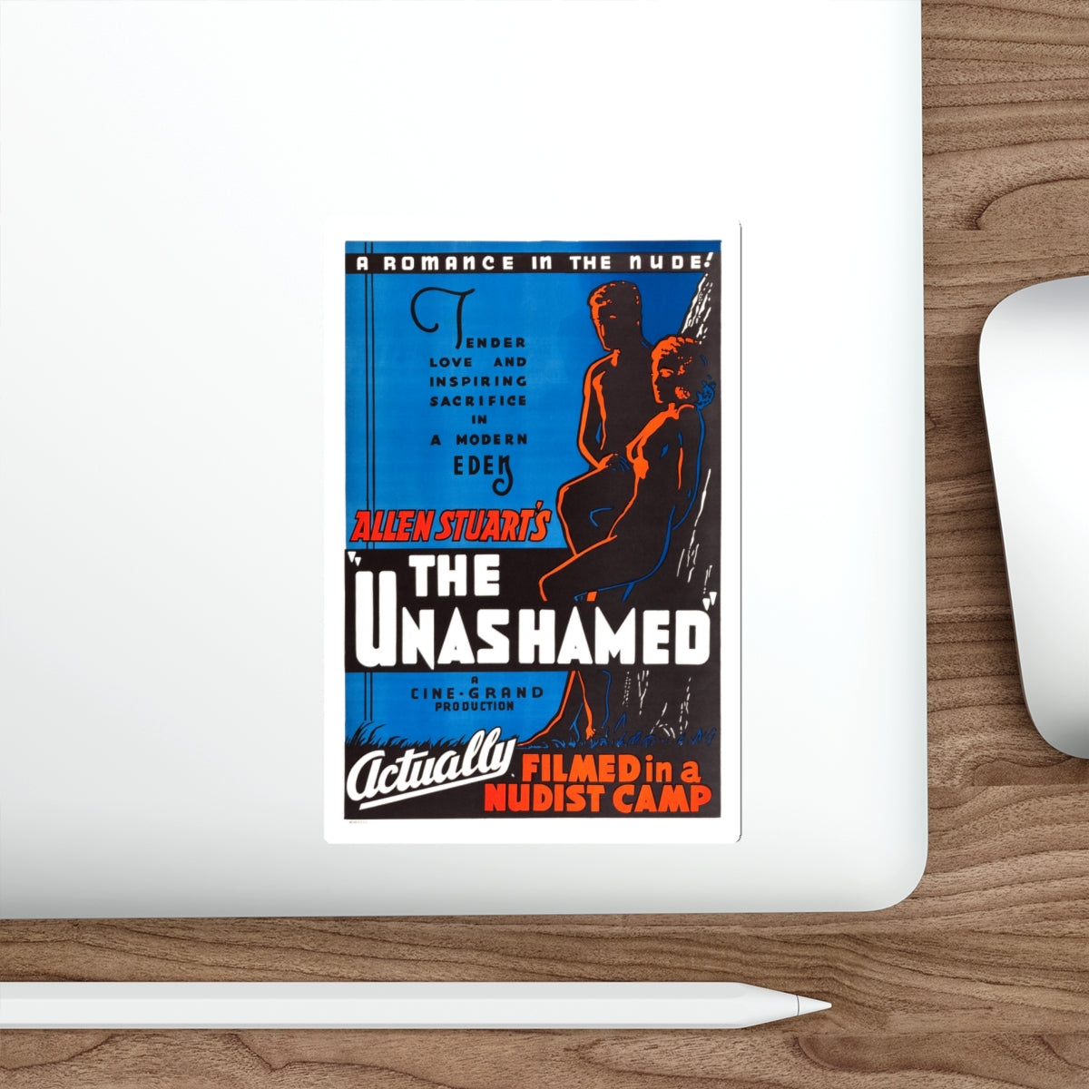 THE UNASHAMED 1938 Movie Poster STICKER Vinyl Die-Cut Decal-The Sticker Space