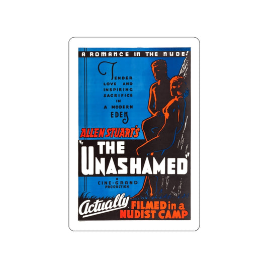 THE UNASHAMED 1938 Movie Poster STICKER Vinyl Die-Cut Decal-White-The Sticker Space