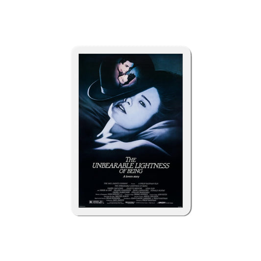 The Unbearable Lightness of Being 1988 Movie Poster Die-Cut Magnet-2" x 2"-The Sticker Space