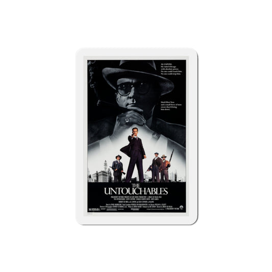 The Untouchables 1987 Movie Poster Die-Cut Magnet-2" x 2"-The Sticker Space