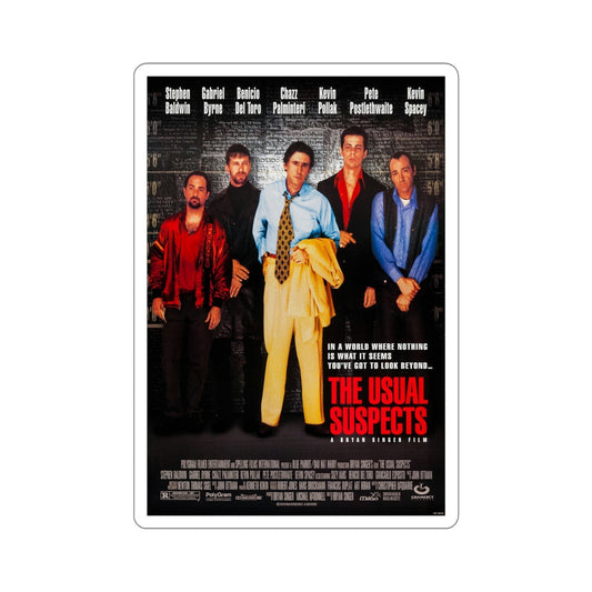 The Usual Suspects 1995 Movie Poster STICKER Vinyl Die-Cut Decal-6 Inch-The Sticker Space