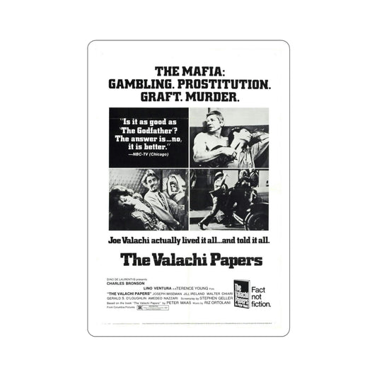 The Valachi Papers 1972 Movie Poster STICKER Vinyl Die-Cut Decal-6 Inch-The Sticker Space
