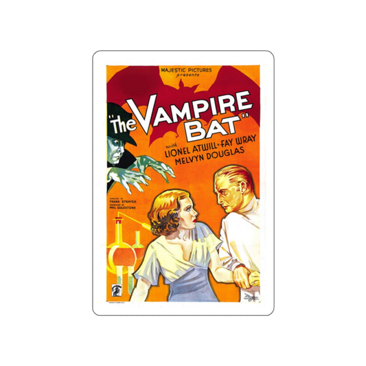 THE VAMPIRE BAT 1933 Movie Poster STICKER Vinyl Die-Cut Decal-White-The Sticker Space