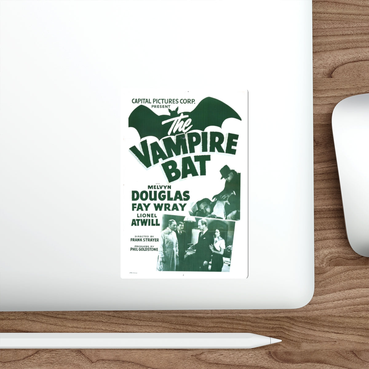 THE VAMPIRE BAT (2) 1933 Movie Poster STICKER Vinyl Die-Cut Decal-The Sticker Space