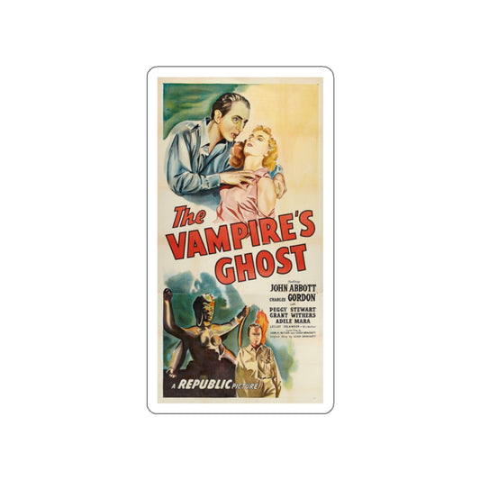 THE VAMPIRE'S GHOST 1945 Movie Poster STICKER Vinyl Die-Cut Decal-White-The Sticker Space