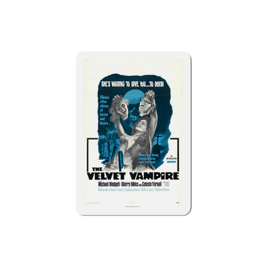 The Velvet Vampire 1971 Movie Poster Die-Cut Magnet-3" x 3"-The Sticker Space
