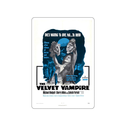 THE VELVET VAMPIRE 1971 Movie Poster STICKER Vinyl Die-Cut Decal-White-The Sticker Space