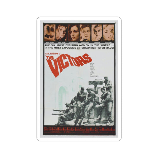 The Victors 1963 Movie Poster STICKER Vinyl Die-Cut Decal-6 Inch-The Sticker Space