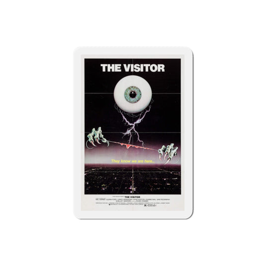 The Visitor 1980 Movie Poster Die-Cut Magnet-2" x 2"-The Sticker Space