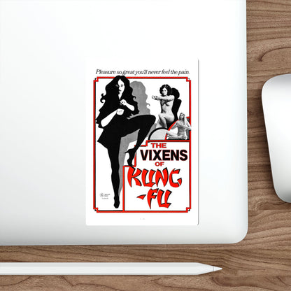 THE VIXENS OF KUNG-FU 1975 Movie Poster STICKER Vinyl Die-Cut Decal-The Sticker Space
