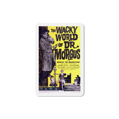 The Wacky World of Dr Morgus 1962 Movie Poster Die-Cut Magnet-3 Inch-The Sticker Space