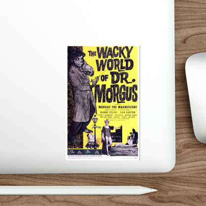 The Wacky World of Dr Morgus 1962 Movie Poster STICKER Vinyl Die-Cut Decal-The Sticker Space