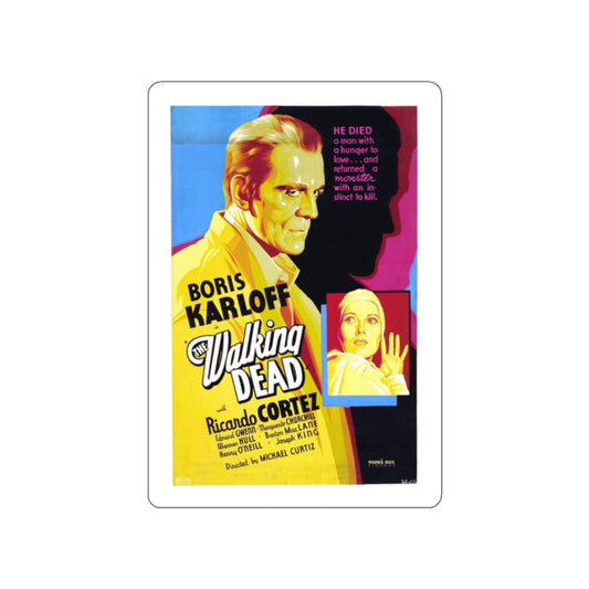 THE WALKING DEAD (2) 1936 Movie Poster STICKER Vinyl Die-Cut Decal-White-The Sticker Space