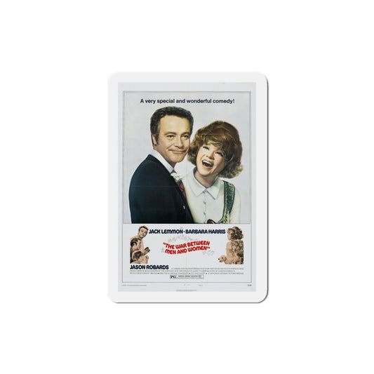 The War Between Men and Women 1972 Movie Poster Die-Cut Magnet-3" x 3"-The Sticker Space