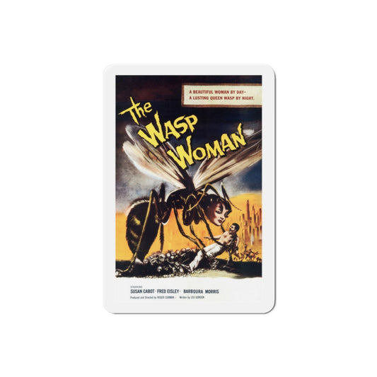 The Wasp Woman 1959 Movie Poster Die-Cut Magnet-2 Inch-The Sticker Space