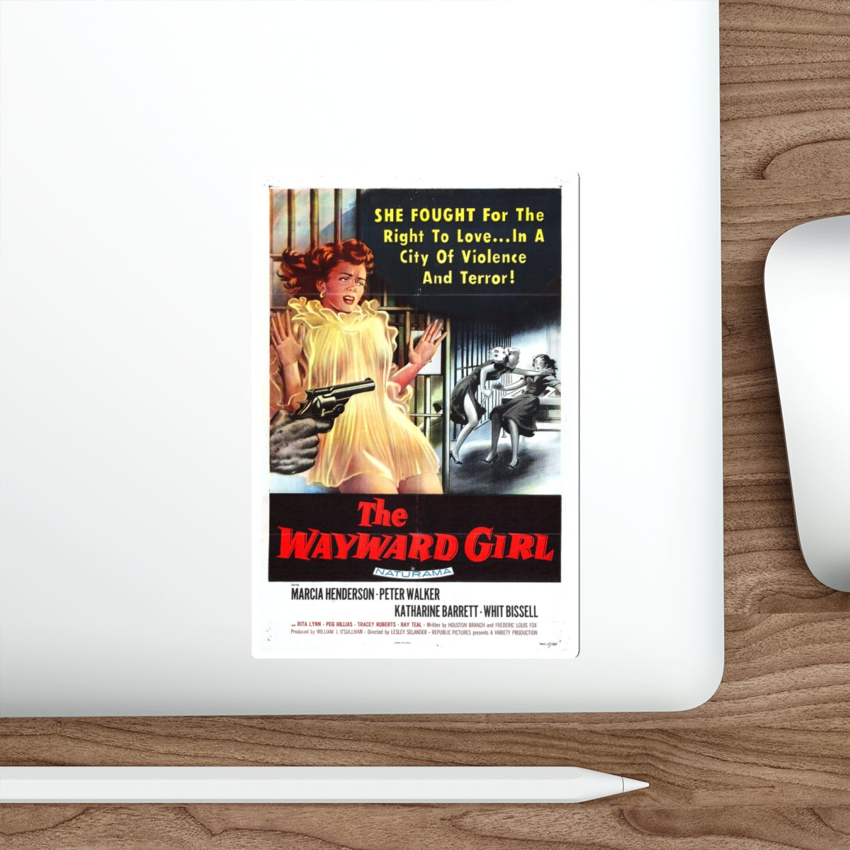 THE WAYWARD GIRL 1959 Movie Poster STICKER Vinyl Die-Cut Decal-The Sticker Space