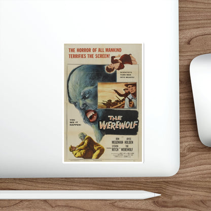 THE WEREWOLF 1956 Movie Poster STICKER Vinyl Die-Cut Decal-The Sticker Space