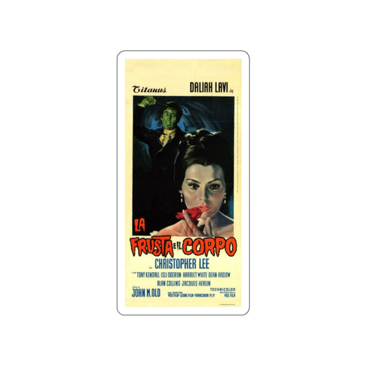 THE WHIP AND THE BODY (ITALIAN) 2 1963 Movie Poster STICKER Vinyl Die-Cut Decal-White-The Sticker Space