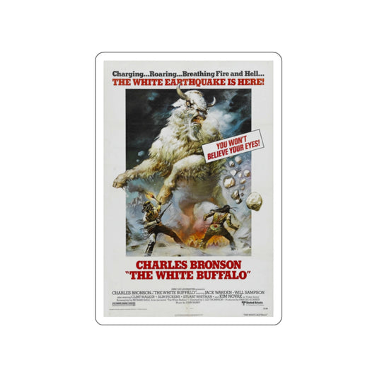 THE WHITE BUFFALO 1977 Movie Poster STICKER Vinyl Die-Cut Decal-White-The Sticker Space