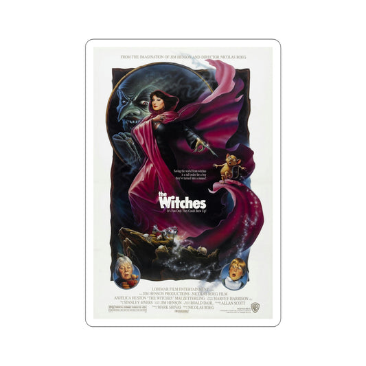 The Witches 1990 Movie Poster STICKER Vinyl Die-Cut Decal-6 Inch-The Sticker Space