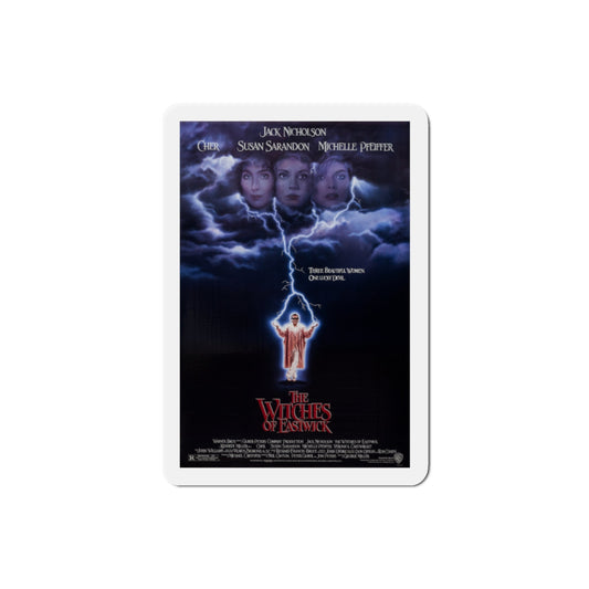 The Witches of Eastwick 1987 Movie Poster Die-Cut Magnet-2" x 2"-The Sticker Space