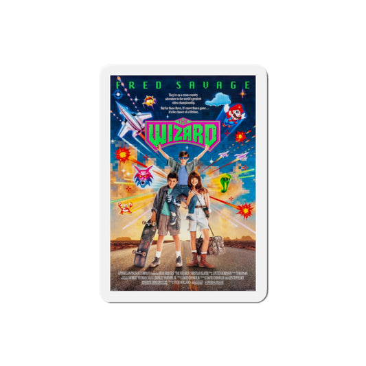 The Wizard 1989 Movie Poster Die-Cut Magnet-2" x 2"-The Sticker Space