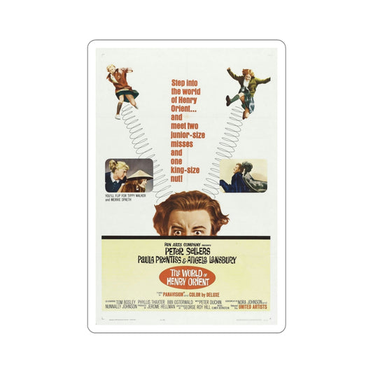 The World of Henry Orient 1964 Movie Poster STICKER Vinyl Die-Cut Decal-6 Inch-The Sticker Space