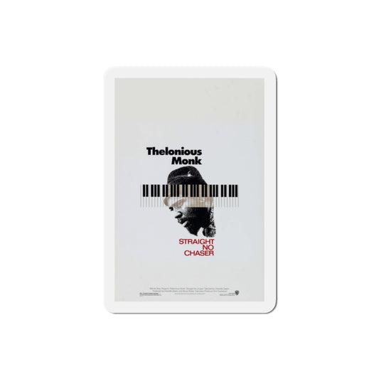 Thelonious Monk Straight, No Chaser 1988 Movie Poster Die-Cut Magnet-2" x 2"-The Sticker Space