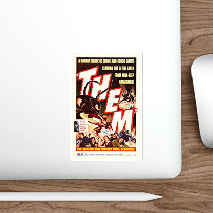 THEM! 1954 Movie Poster STICKER Vinyl Die-Cut Decal-The Sticker Space