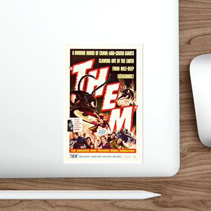 THEM! 1954 Movie Poster STICKER Vinyl Die-Cut Decal-The Sticker Space