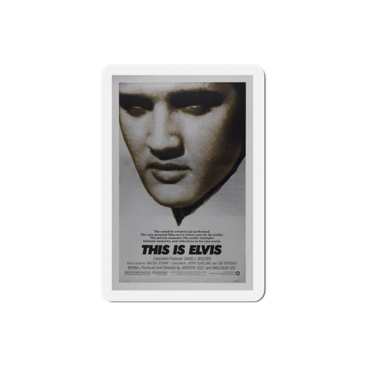 This is Elvis 1981 Movie Poster Die-Cut Magnet-2" x 2"-The Sticker Space