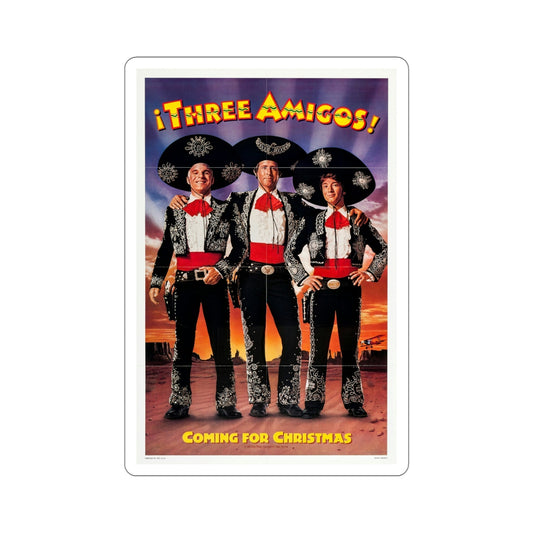 Three Amigos 1986 Movie Poster STICKER Vinyl Die-Cut Decal-6 Inch-The Sticker Space