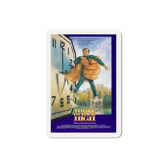 Three O' Clock High 1987 Movie Poster Die-Cut Magnet-2" x 2"-The Sticker Space