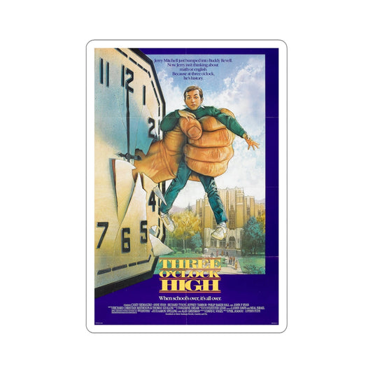 Three O' Clock High 1987 Movie Poster STICKER Vinyl Die-Cut Decal-6 Inch-The Sticker Space