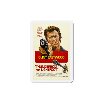 Thunderbolt and Lightfoot 1974 2 Movie Poster Die-Cut Magnet-4" x 4"-The Sticker Space
