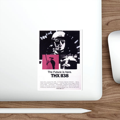 THX-1138 1971 Movie Poster STICKER Vinyl Die-Cut Decal-The Sticker Space