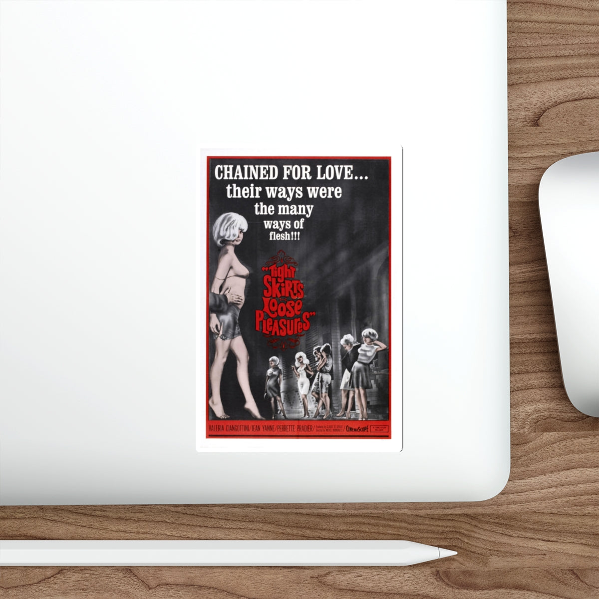TIGHT SKIRTS, LOOSE PLEASURES 1966 Movie Poster STICKER Vinyl Die-Cut Decal-The Sticker Space