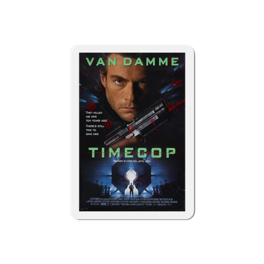 Timecop 1994 Movie Poster Die-Cut Magnet-2" x 2"-The Sticker Space