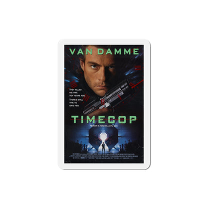Timecop 1994 Movie Poster Die-Cut Magnet-3" x 3"-The Sticker Space