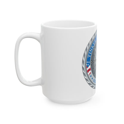 Tinker AF Base (U.S. Air Force) White Coffee Mug-The Sticker Space