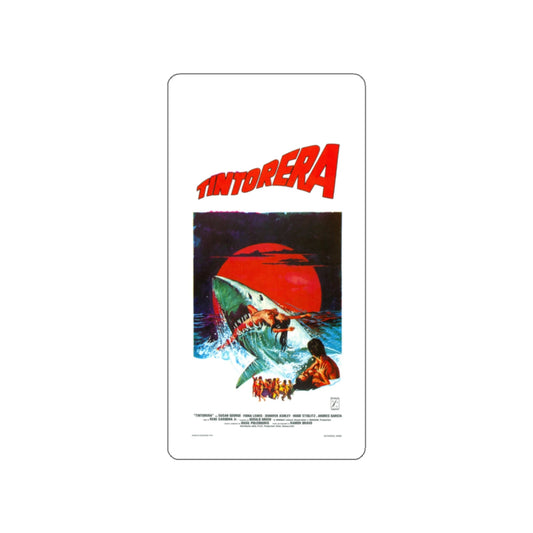 TINTORERA (ITALIAN) 1977 Movie Poster STICKER Vinyl Die-Cut Decal-White-The Sticker Space
