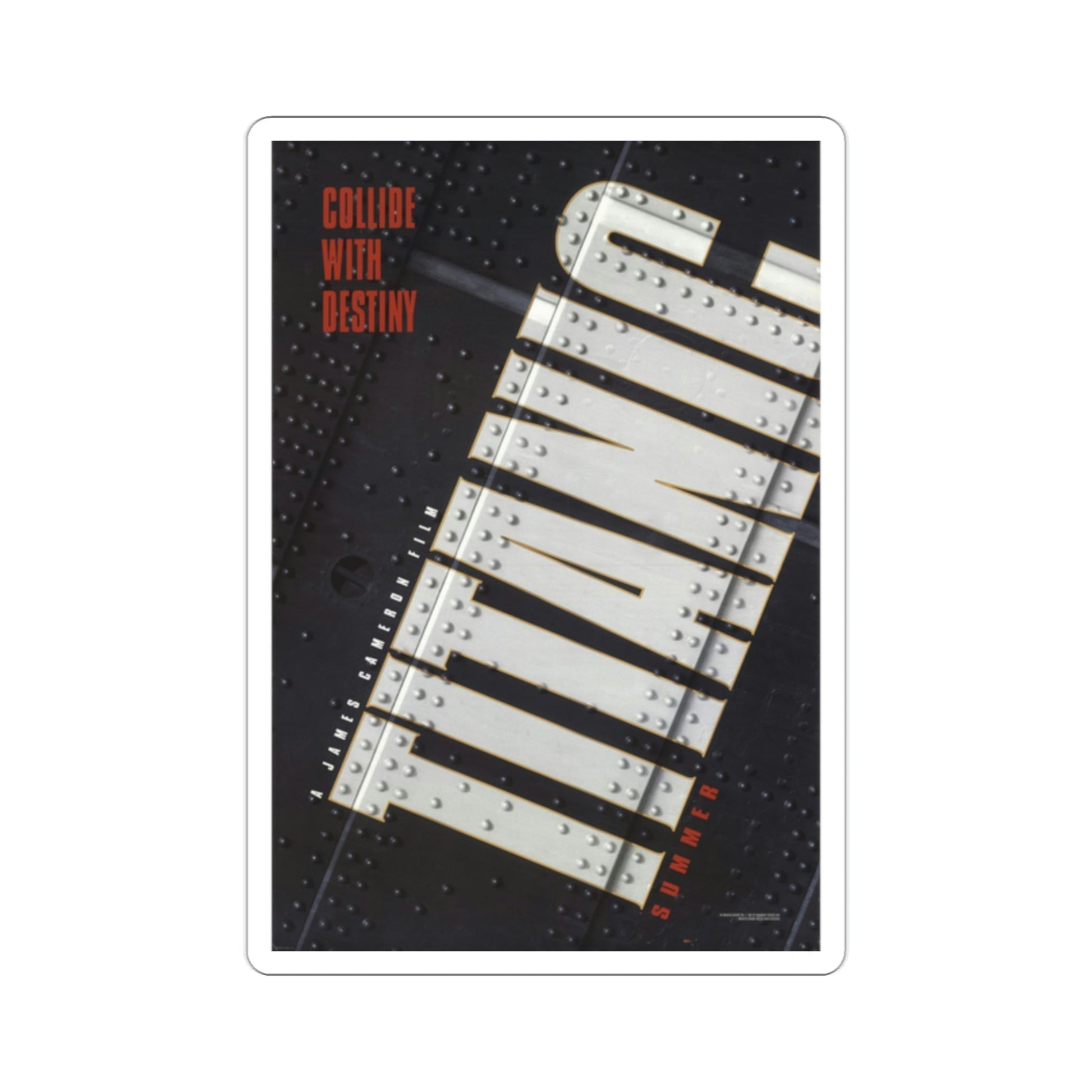 Titanic 1997 Movie Poster STICKER Vinyl Die-Cut Decal-2 Inch-The Sticker Space