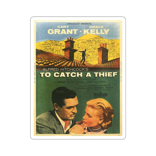 To Catch a Thief 1955 v2 Movie Poster STICKER Vinyl Die-Cut Decal-6 Inch-The Sticker Space