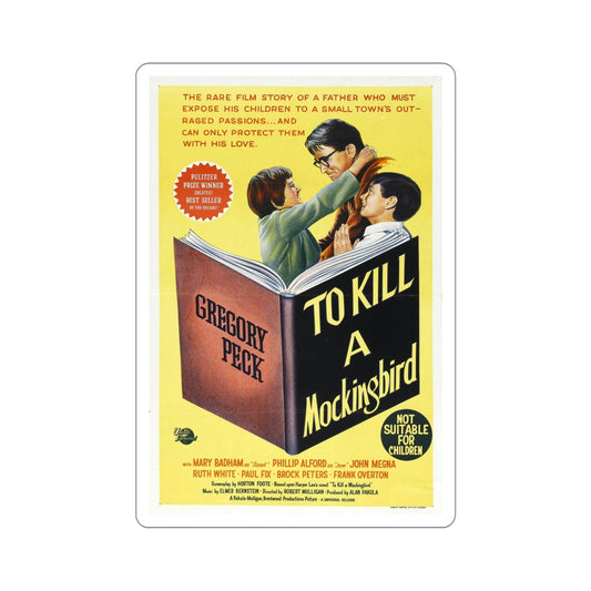 To Kill a Mockingbird 1962 Movie Poster STICKER Vinyl Die-Cut Decal-6 Inch-The Sticker Space