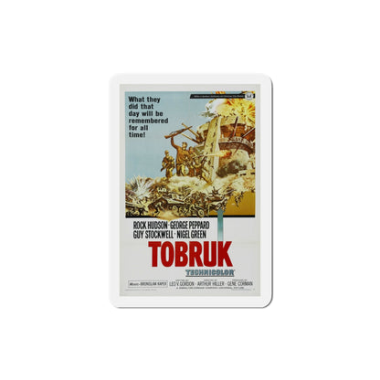 Tobruk 1967 Movie Poster Die-Cut Magnet-3 Inch-The Sticker Space