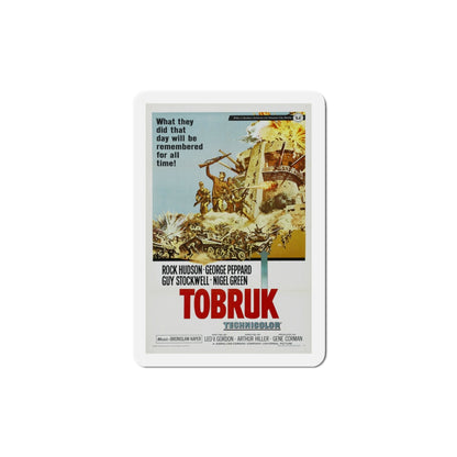 Tobruk 1967 Movie Poster Die-Cut Magnet-4 Inch-The Sticker Space